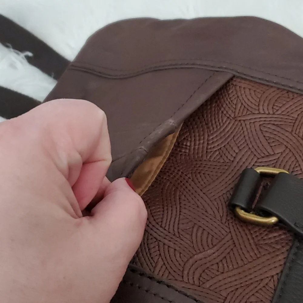 Brown The Sak Leather Crossbody - Picture 5 of 11